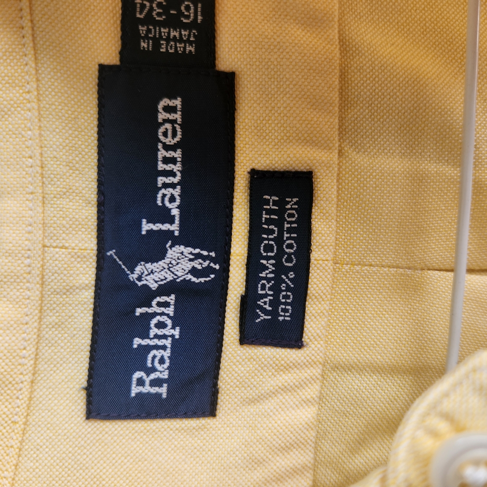Ralph Lauren Yellow Cotton Shirt